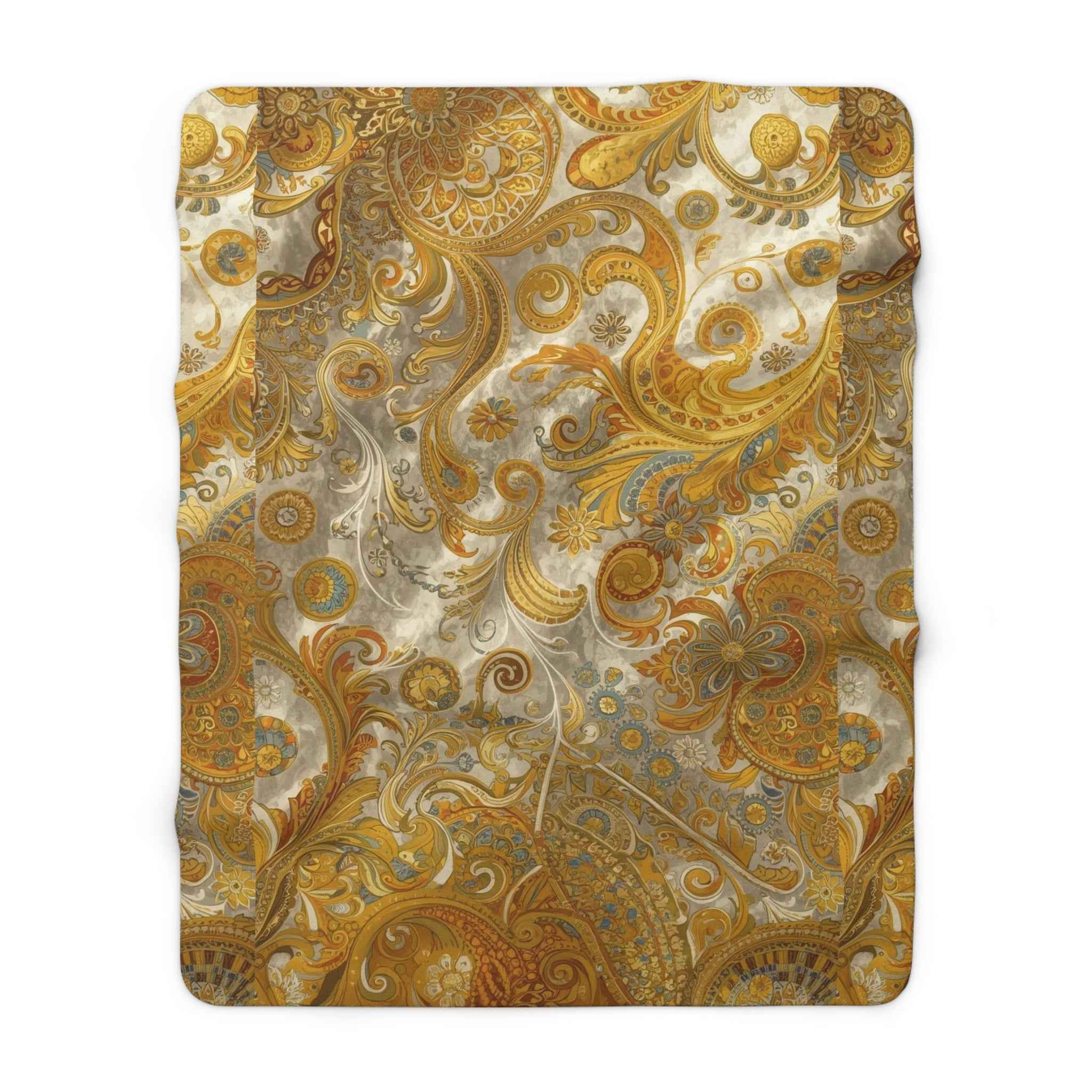 Luxurious Sherpa Fleece Blanket for Cozy Decor, Perfect for Home, Gifts, Winter, Holidays, Elegant Pattern